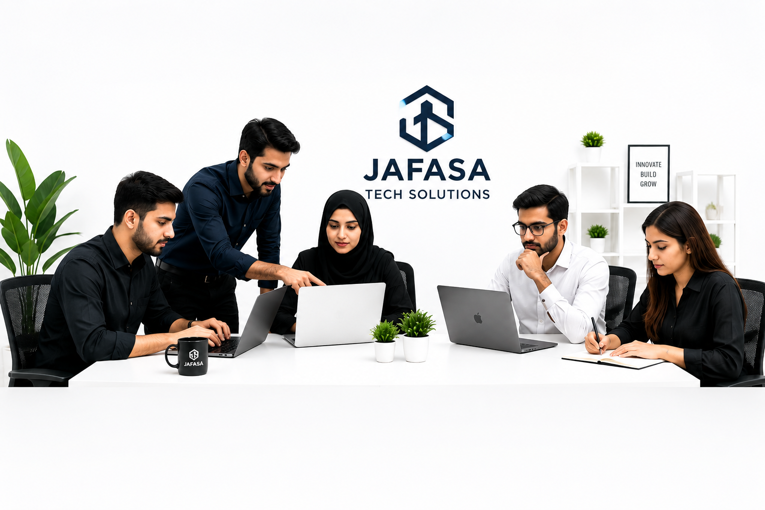 Jafasa Tech Solutions team at work