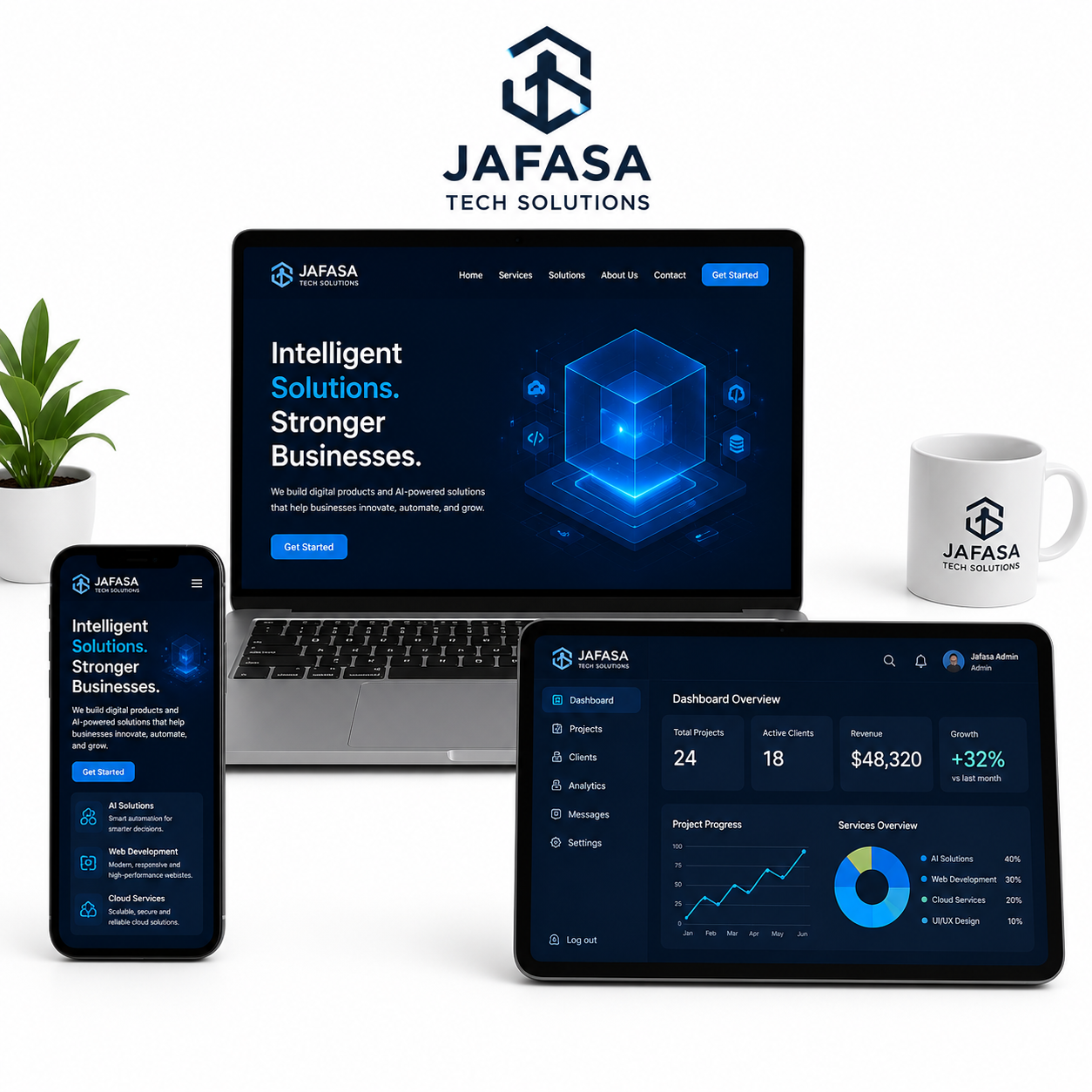 Jafasa Tech Solutions office or product screenshot
